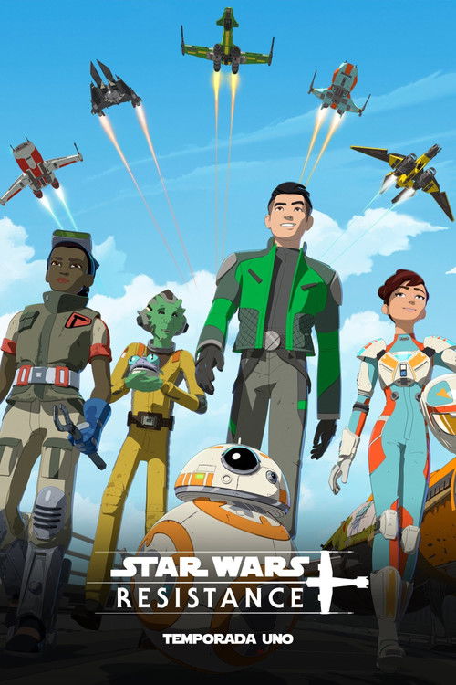 Póster de la temporada 1 de la serie Star Wars: La Resistencia