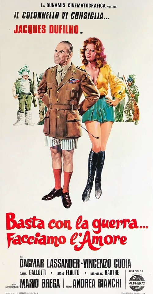 Basta con la guerra... facciamo l'amore movie poster player