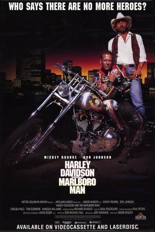 Grootschalige poster van Harley Davidson and the Marlboro Man