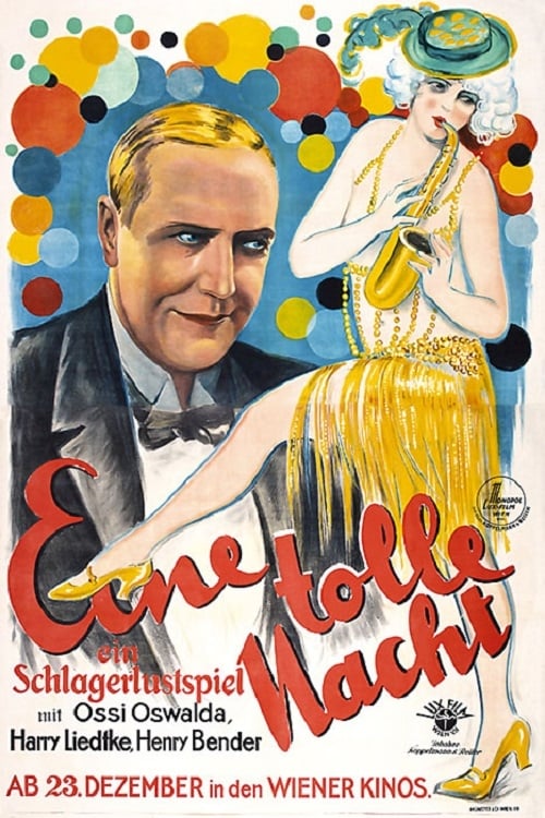 Poster Eine tolle Nacht 1927