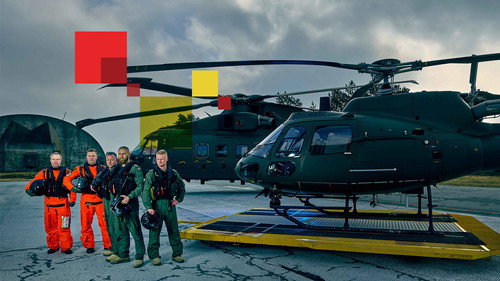 Helikopterpiloterne Backdrop Blur