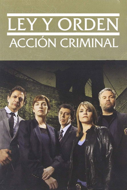 Póster de la temporada 8 de la serie Ley y orden: Acción criminal