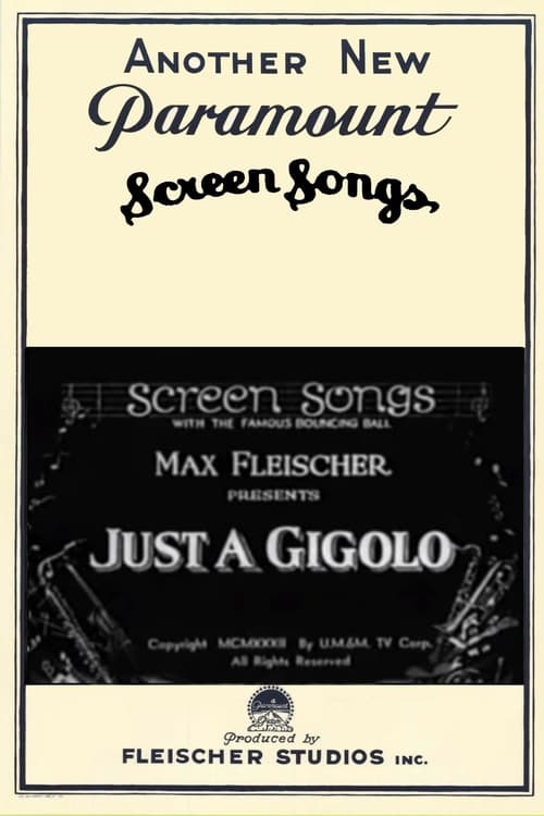Poster Just a Gigolo 1932