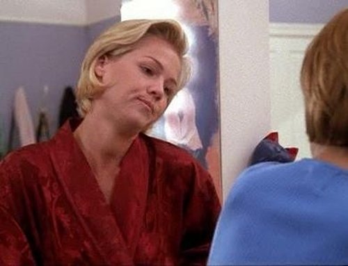 Escena del episodio 10 de la temporada 7 de la serie Beverly Hills, 90210