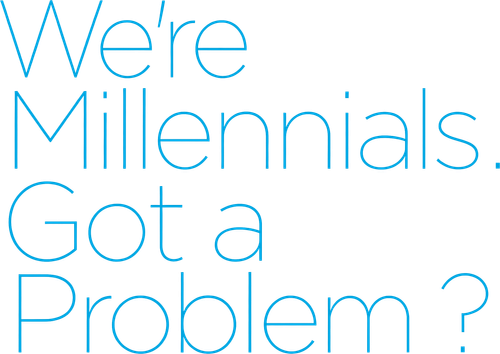 We're Millennials. Got a Problem?'s logo image