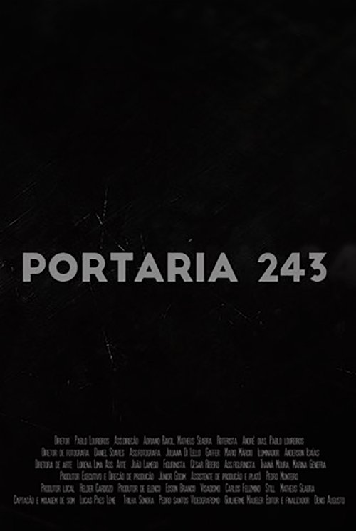 Portaria 243 movie poster player