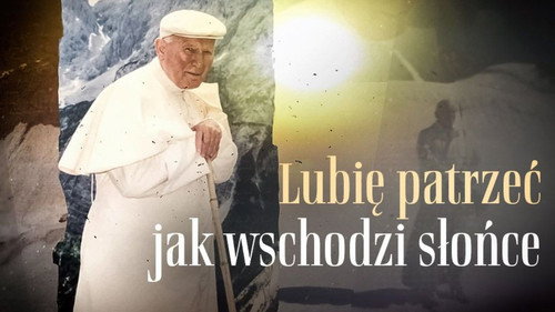 Lubię patrzeć jak wschodzi słońce Backdrop Blur