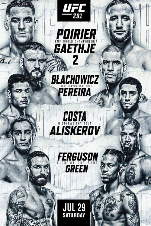 UFC 291: Poirier vs. Gaethje 2 poster