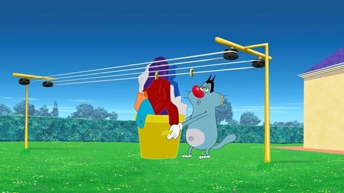 Escena del episodio 10 de la temporada 4 de Oggy et les Cafards