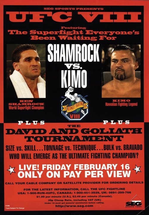 UFC 8: David vs. Goliath (1996) poster