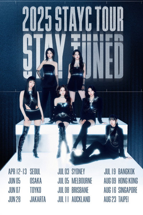 STAYC: STAY TUNED TOUR Poster