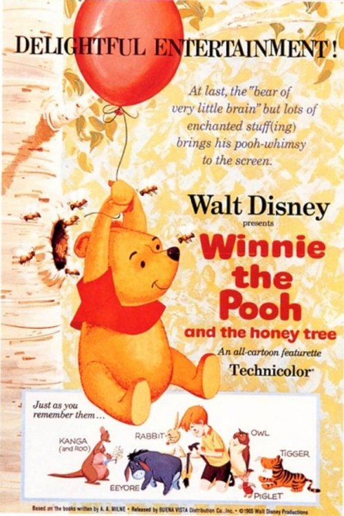 Grootschalige poster van Winnie the Pooh and the Honey Tree