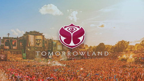 Tomorrowland Festival Backdrop Blur