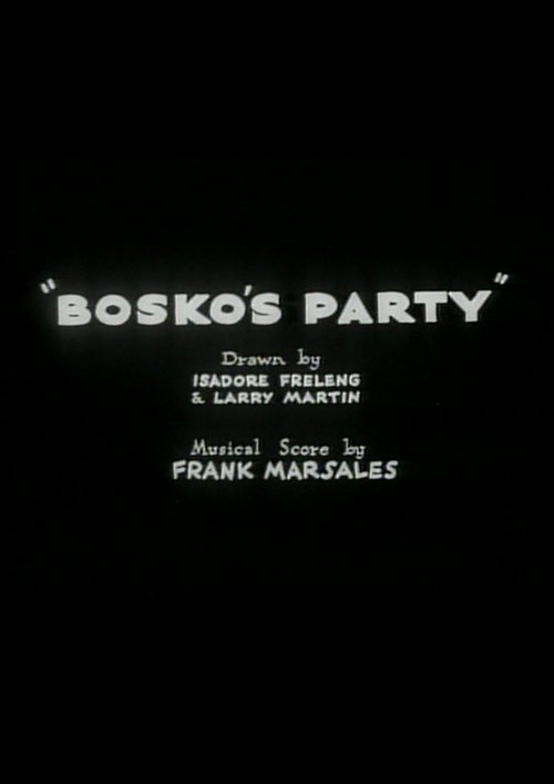 Bosko's Party movie poster player