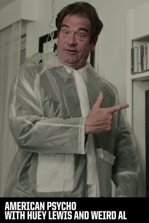 American Psycho with Huey Lewis and Weird Al movie poster player