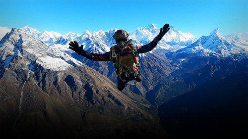 Drop Zone Everest Backdrop Blur