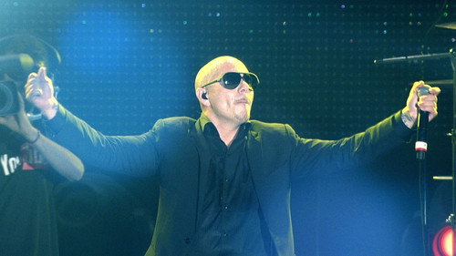 Pitbull: Live at Rock in Rio Backdrop Blur