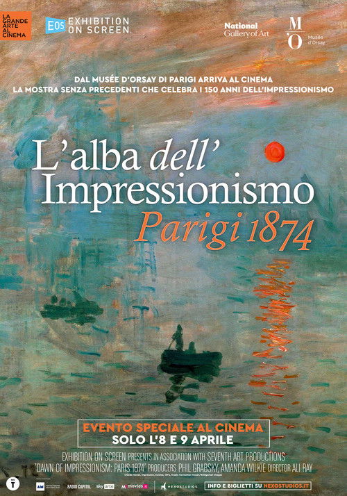 Locandina di L'alba dell'Impressionismo. Parigi 1874