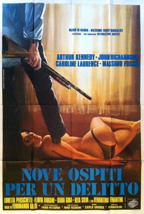 Nove ospiti per un delitto movie poster player