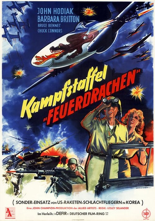Kampfstaffel Feuerdrachen movie poster player