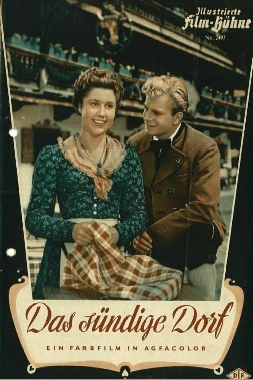 Poster Das sündige Dorf 1954