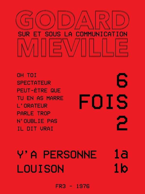 Six fois deux/Sur et sous la communication 1a & 1b : Y'a personne & Louison Poster