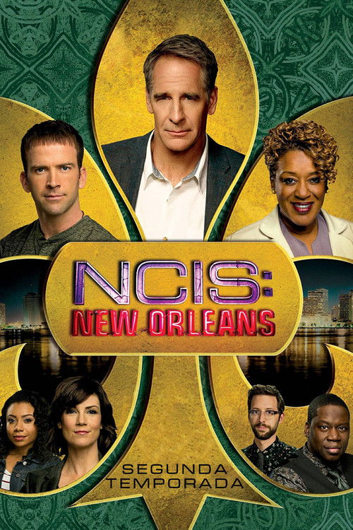 Póster de la temporada 2 de la serie NCIS: Nueva Orleans