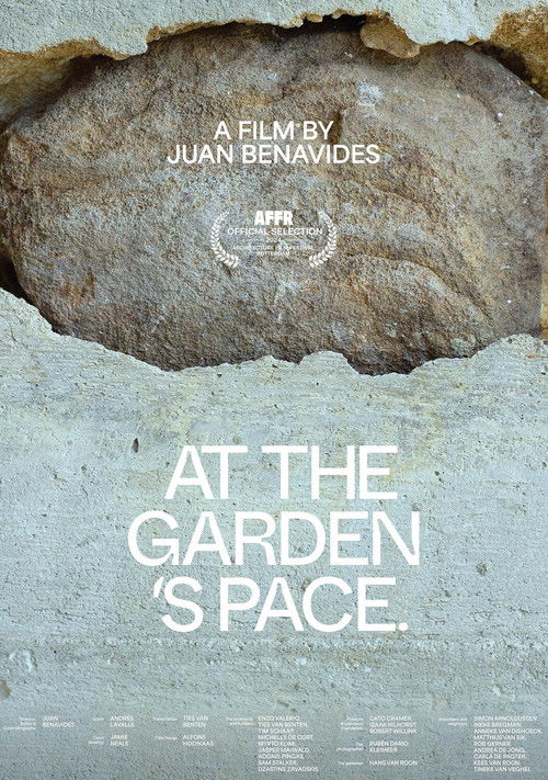 At the garden’s pace poster