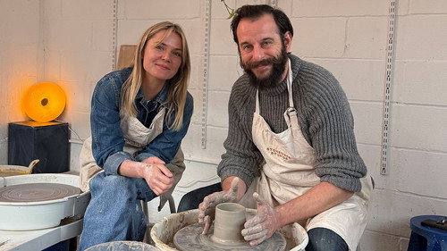 Pottery and Fluid Art