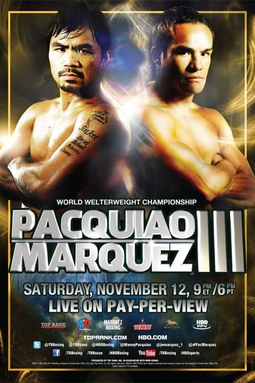 Poster Manny Pacquiao vs. Juan Manuel Marquez III 2011