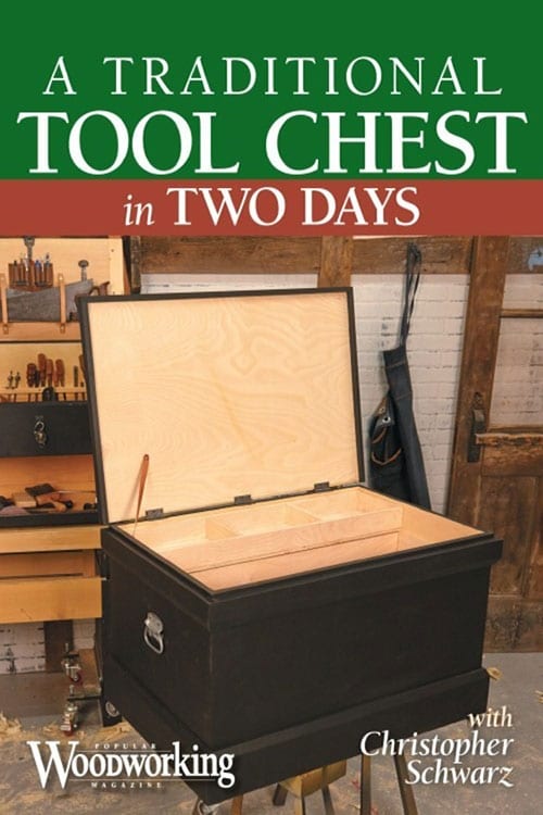 Poster A Traditional Tool Chest in Two Days 2013