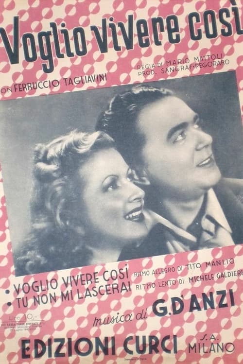 Voglio vivere cosi (1942)