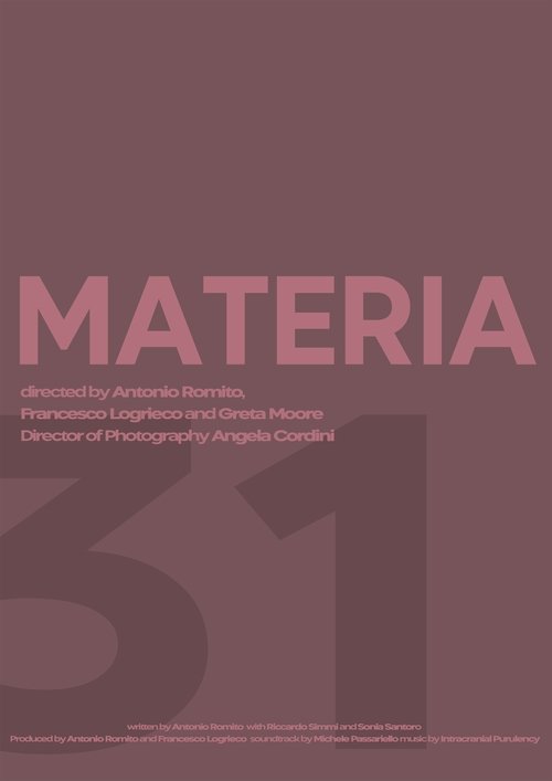 Poster Materia 