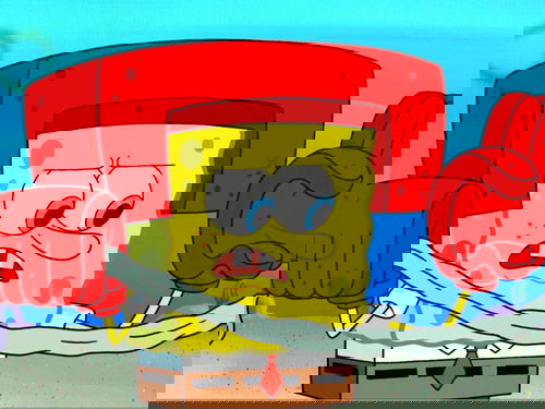 Escena del episodio 5 de la temporada 9 de la serie Bob Esponja