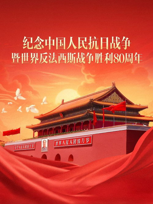 纪念中国人民抗日战争暨世界反法西斯战争胜利80周年大会 poster