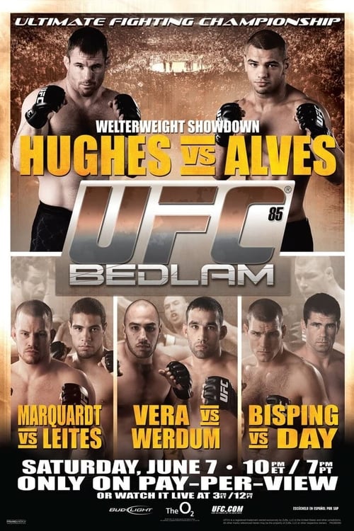 UFC 85: Bedlam (2008) poster