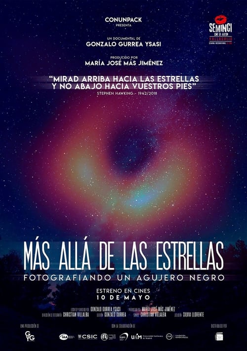 Más allá de las estrellas. Fotografiando un agujero negro poster