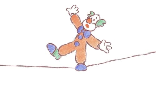 Clowning Around Backdrop Blur