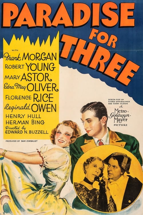 Paradise for Three (1938) poster