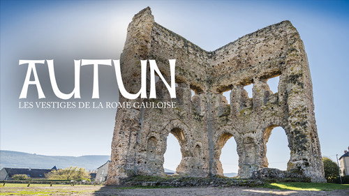 Autun, les vestiges de la Rome gauloise Backdrop Blur