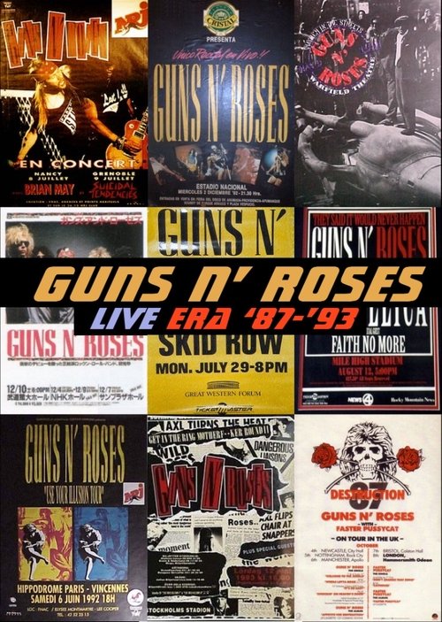 Guns N' Roses Live Era 87-93 (1993) poster