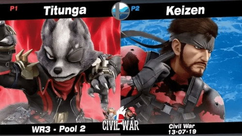 Civil War: Titunga (Wolf) vs DS | Keizen (Snake) - Pool 2 WR3 Backdrop Blur