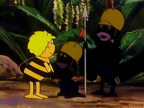 Escena del episodio 22 de la temporada 1 de la serie La abeja maya