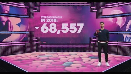 Escena del episodio 2 de la temporada 4 de la serie Patriot Act with Hasan Minhaj