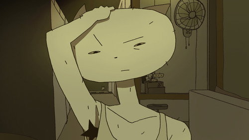 Armpit hair cat Backdrop Blur