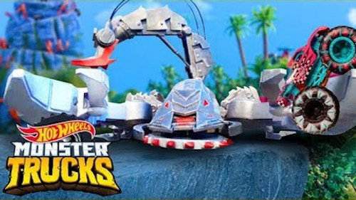 Monster Trucks Race to Be the Ultimate King of the Mountain!