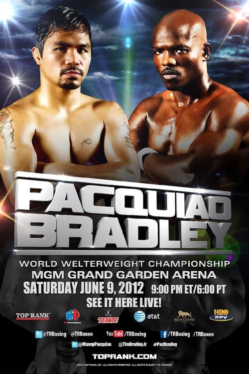 Poster Manny Pacquiao vs. Timothy Bradley 2012