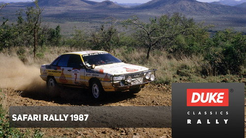 Safari Rally 1987 Backdrop Blur