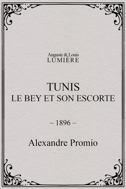 Tunis: Le Bey et son escorte