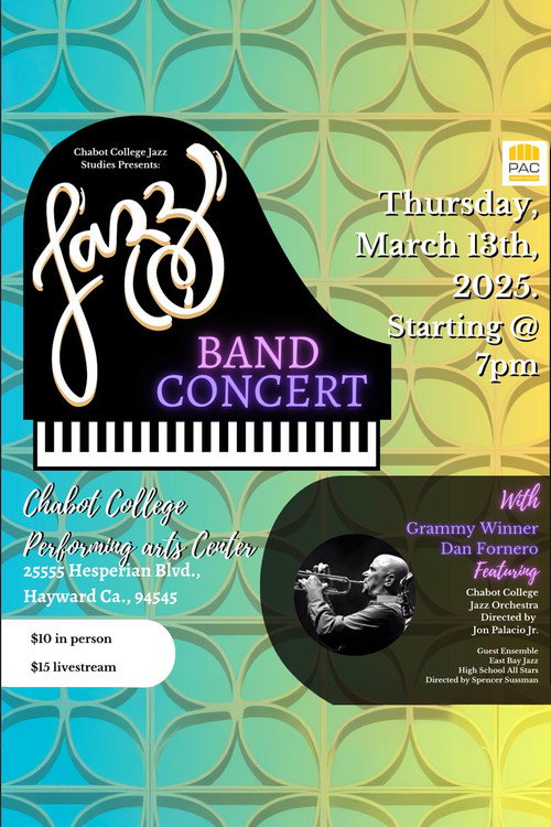 Chabot Jazz Band Concert with Dan Fornero